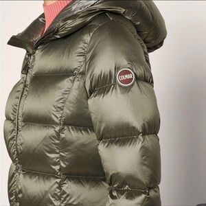 Colmar Olive Green Hooded Puffer Jacket Quilted Winter Coat
